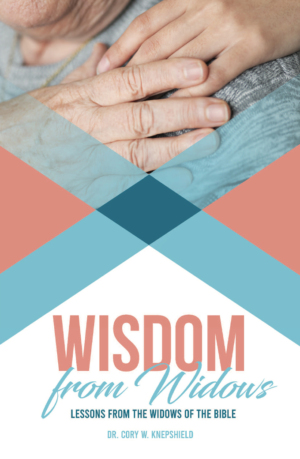 Book cover for "Wisdom from Widows" by Cory Knepshield